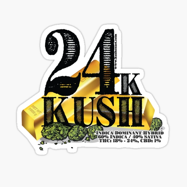 24Karat Kush cannabis buds reference image