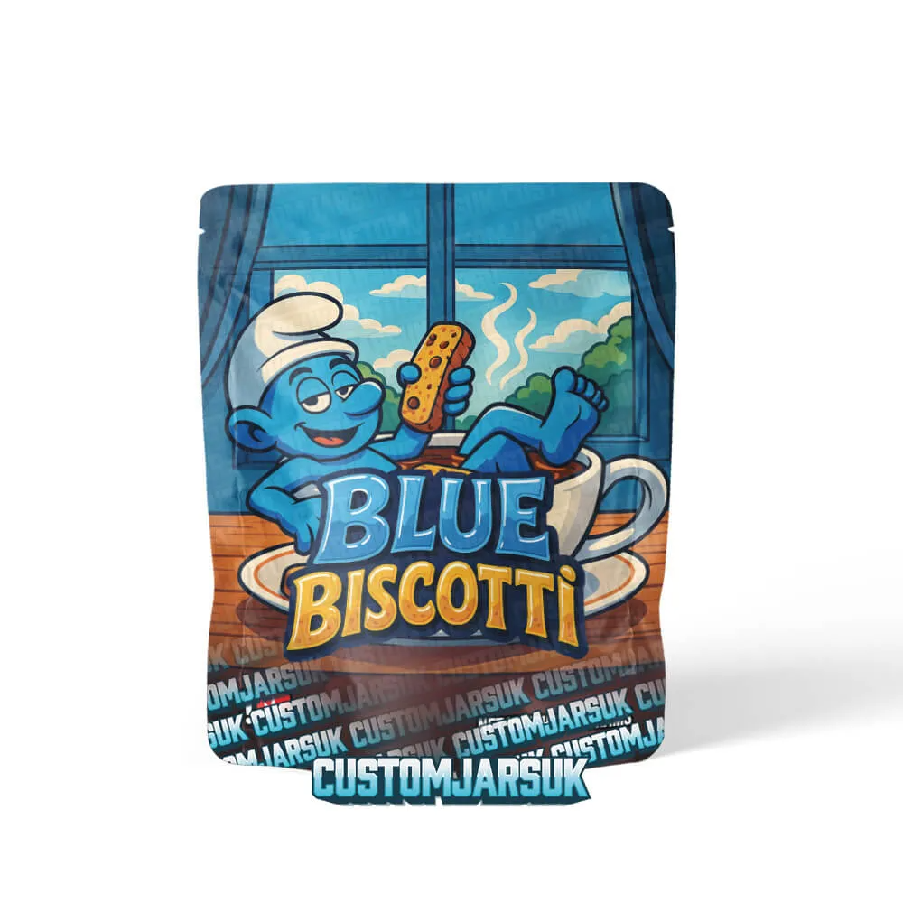 Blue Biscotti cannabis buds reference image