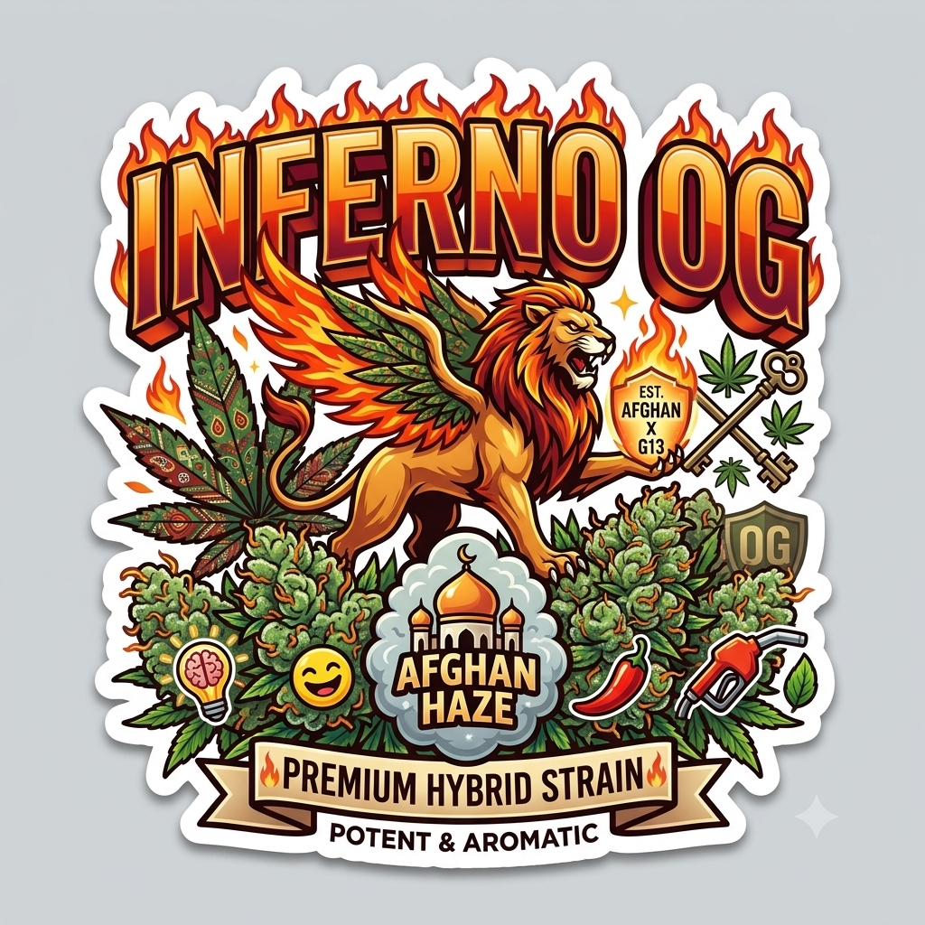Inferno OG cannabis buds reference image